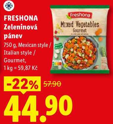 FRESHONA Zeleninová pánev, 750 g,