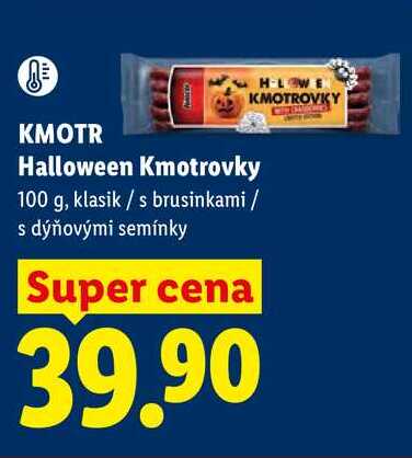 KMOTR Halloween Kmotrovky, 100 g, klasik / s brusinkami / s dýňovými semínky