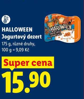 HALLOWEEN Jogurtový dezert, 175 g, různé druhy