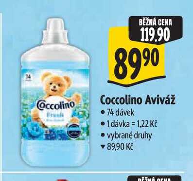 Coccolino Aviváž 74 dávek