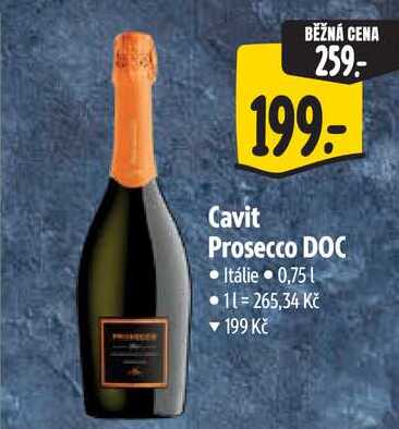 Cavit Prosecco DOC, 0,75 l