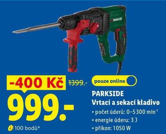 PARKSIDE Vrtací a sekací kladivo