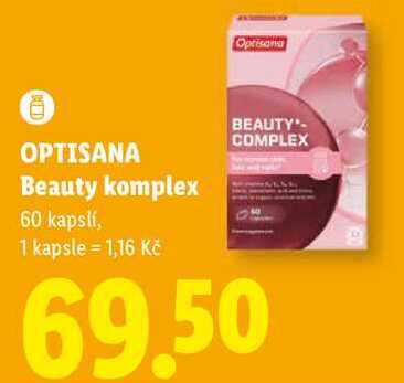 OPTISANA Beauty komplex, 60 kapslí