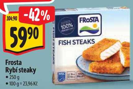 Frosta Rybí steaky, 250 g