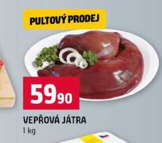 VEPŘOVÁ JÁTRA 1 kg 