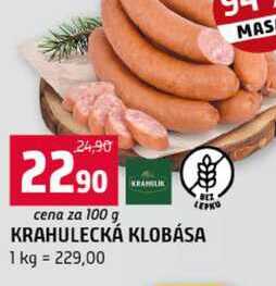 KRAHULECKÁ KLOBÁSA 100g