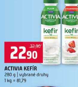 ACTIVIA KEFIR 280 g vybrané druhy
