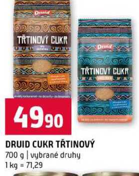 DRUID CUKR TRTINOVÝ 700 g vybrané druhy 