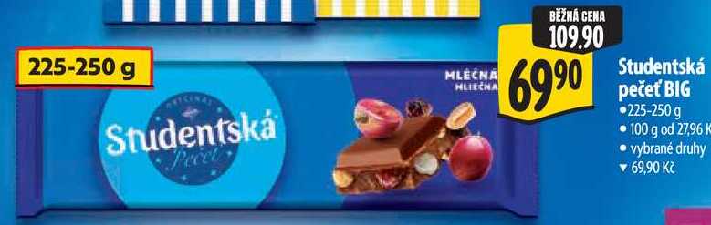 Studentská pečeť BIG, 225-250 g 