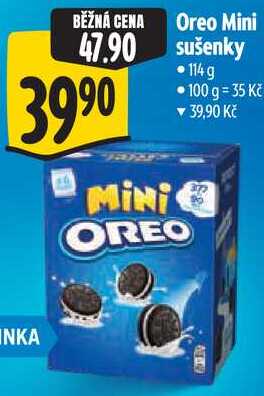 Oreo Mini sušenky, 114 g