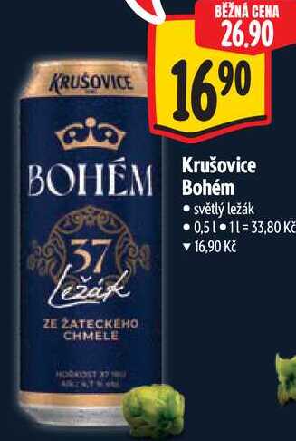 Krušovice Bohém, 0,5 l