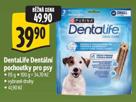 DentaLife Dentální pochoutky pro psy, 115 g