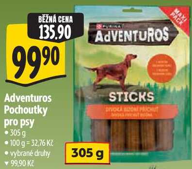 Adventuros Pochoutky pro psy, 305 g