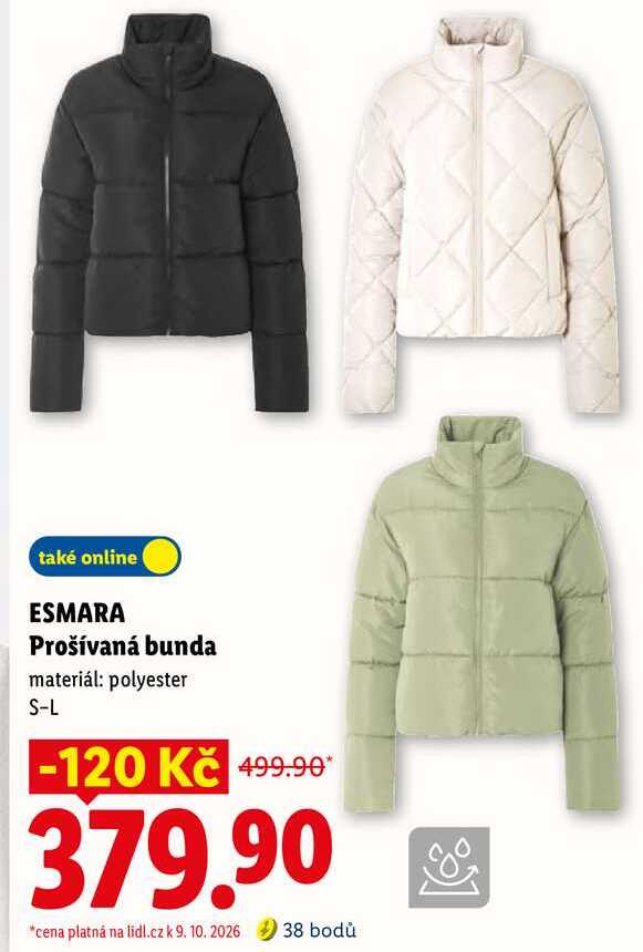 ESMARA Prošívaná bunda