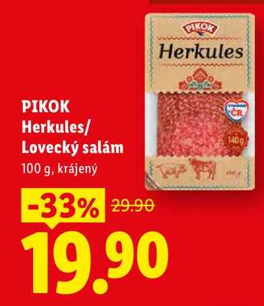 PIKOK Herkules PIKOK Herkules/Lovecký salám, 100 g