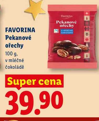 FAVORINA Pekanové ořechy, 100 g
