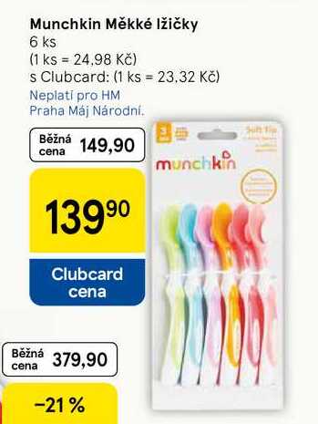 Munchkin Měkké lžičky, 6 ks