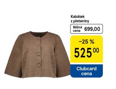 Kabátek z pleteniny