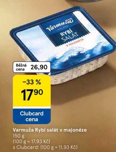 Varmuža Rybí salát v majonéze, 150 g