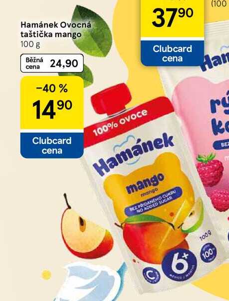 Hamánek Ovocná taštička mango, 100 g  