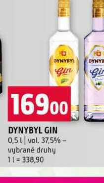 DYNYBYL GIN 0,5l vol. 37,5% vybrané druhy
