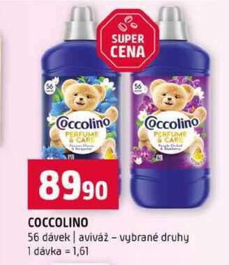COCCOLINO 56 dávek aviváž vybrané druhy