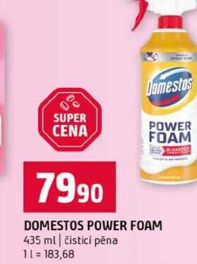 DOMESTOS POWER FOAM 435 ml čisticí pěna
