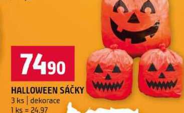 HALLOWEEN SÁČKY 3 ks dekorace 1 ks