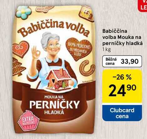 Babiččina volba Mouka na perníčky hladká, 1 kg