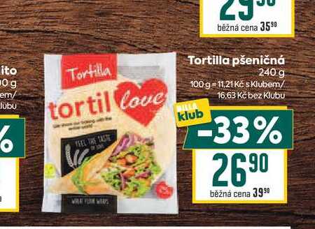Tortilla pšeničná 240 g