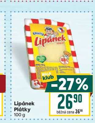 Lipánek Plátky 100 g