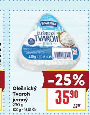 Olešnický Tvaroh jemný 230 g