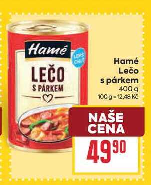 Hamé Lečo s párkem 400 g