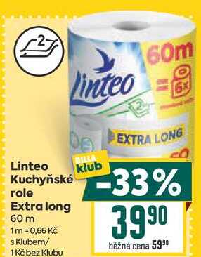 Linteo Kuchyňské role Extra long 60 m