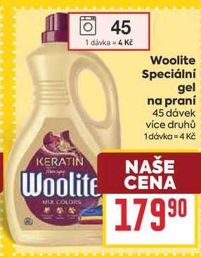 Woolite Speciální gel na praní 45 dávek