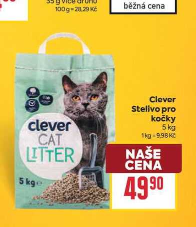 Clever Stelivo pro kočky 5 kg