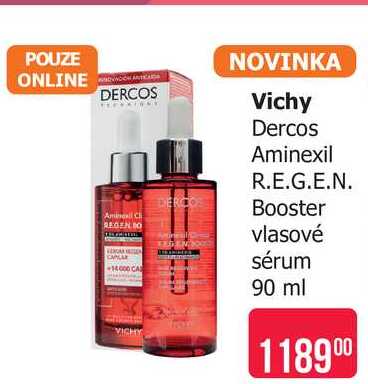 Vichy Dercos Aminexil R.E.G.E.N. Booster vlasové sérum 90 ml 