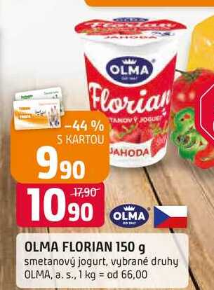 OLMA FLORIAN 150 g smetanový jogurt