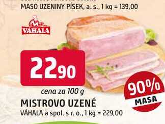 MISTROVO UZENÉ VÁHALA 100g