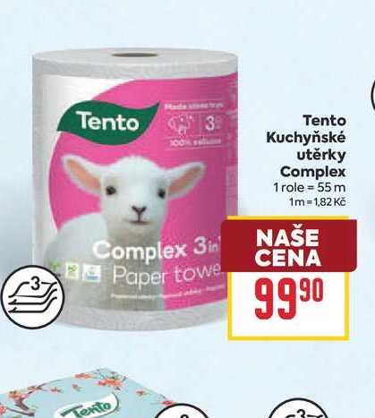 Tento Kuchyňské utěrky Complex 1 role 
