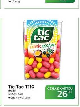 Tic Tac T110 dražé 38,5g-54g