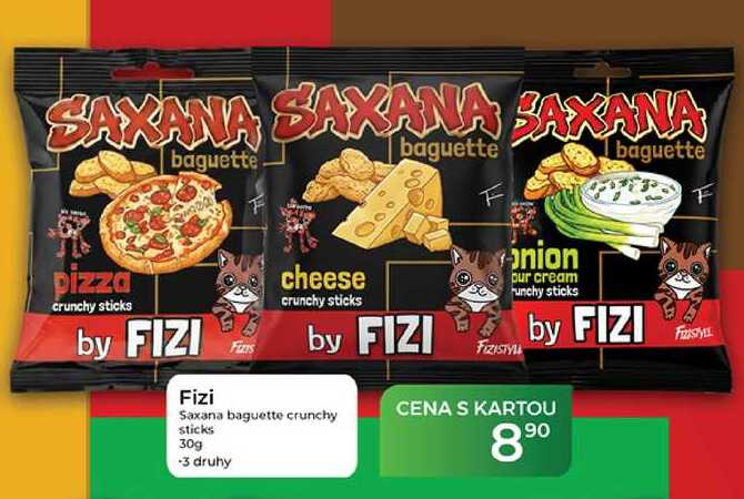 FIZI Saxana baguette crunchy sticks 30g