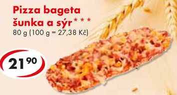 Pizza bageta šunka a sýr, 80 g