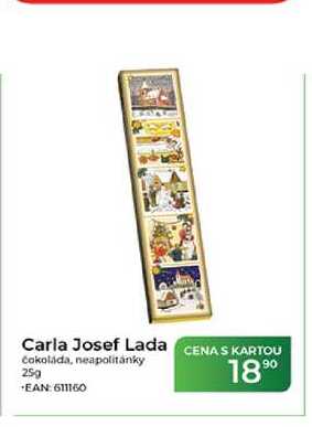 Carla Josef Lada čokoláda, neapolitánky 25g