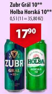 Zubr Grál 10, 0,5 l