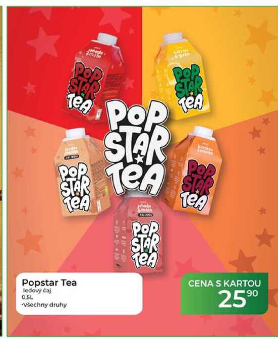 Popstar Tea ledový čaj 0,5l