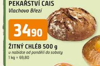 ŽITNÝ CHLÉB 500 g