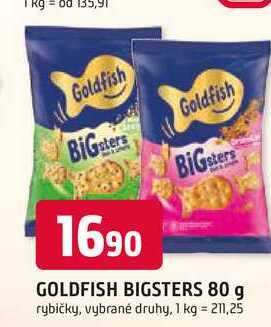 GOLDFISH BIGSTERS 80 g rybičky