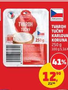 TVAROH TUČNÝ KARLOVA KORUNA, 250 g