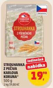 STROUHANKA Z PEČIVA KARLOVA KORUNA, 500 g
